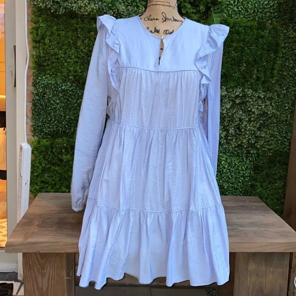 LAST CHANCE Zara A-line dress with ruffles - Picture 3 of 10